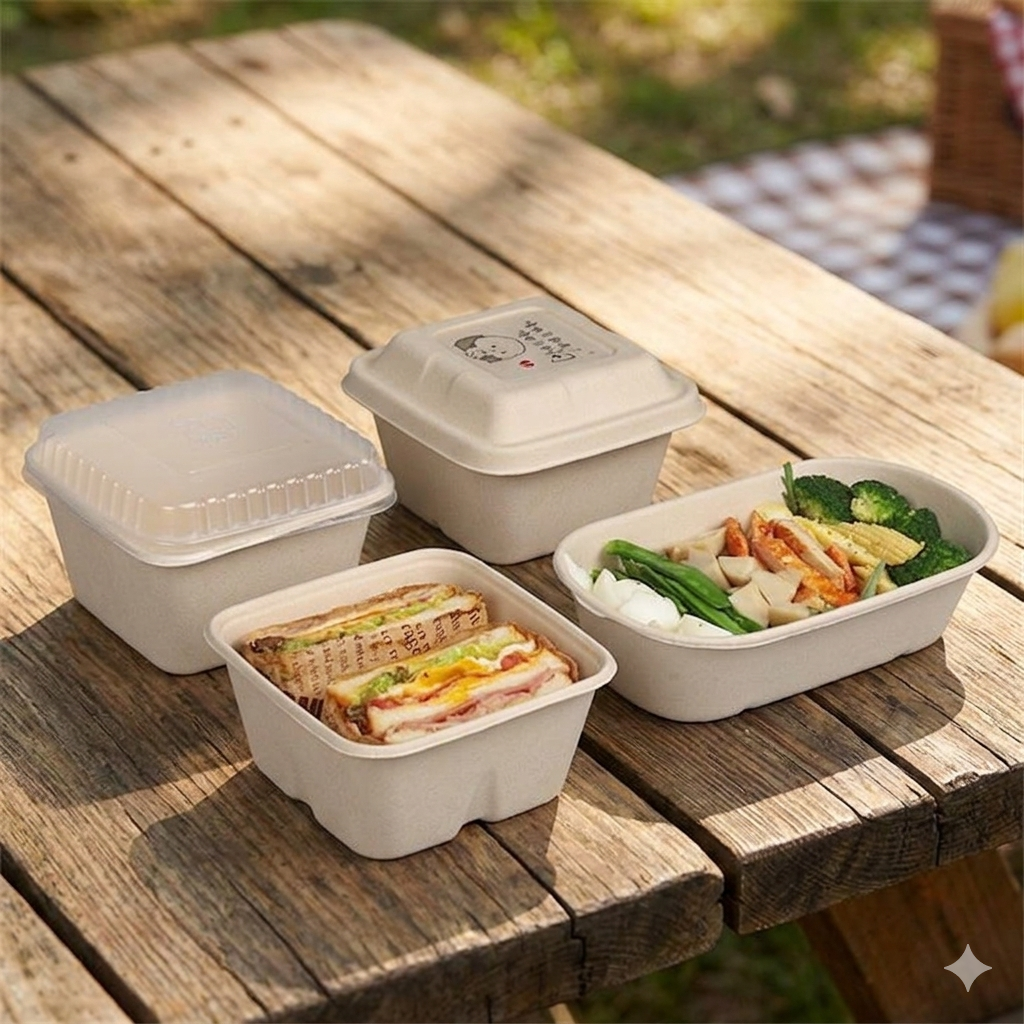 علب طعام صديقة للبيئة 